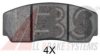 VOLVO CP3215D50APF404 Brake Pad Set, disc brake